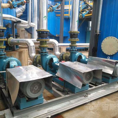 宙斯泵新型风冷双密封在泰山石膏脱硫工程中使用